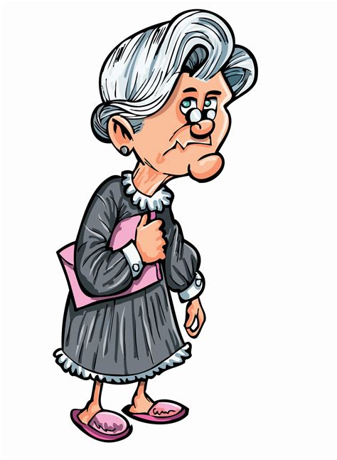 funny old woman cartoon|free old lady cartoon images.